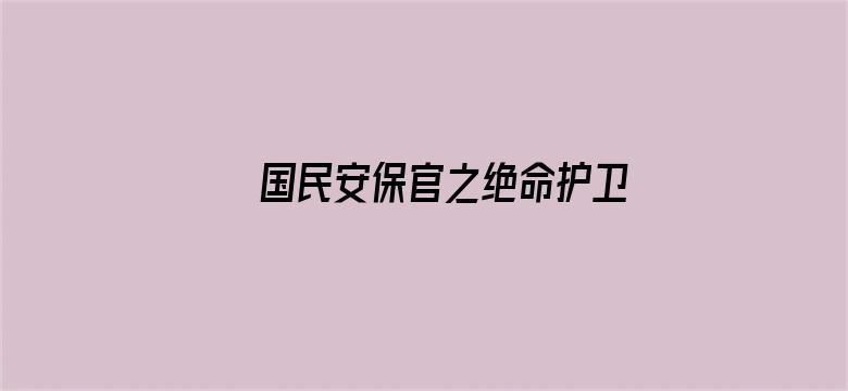 国民安保官之绝命护卫